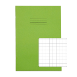 Rhino A4 Exercise Book 32 Page Light Green S10 (Pack of 100)