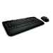 Microsoft 2000 keyboard Mouse included Office RF Wireless QWERTZ German Black