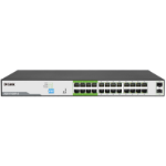 D-LINK | DGS-F1026P-E | 26 Port Gigabit PoE Switch with 24 PoE+ Ports (8 Long Reach 250m) and 2 SFP Uplinks