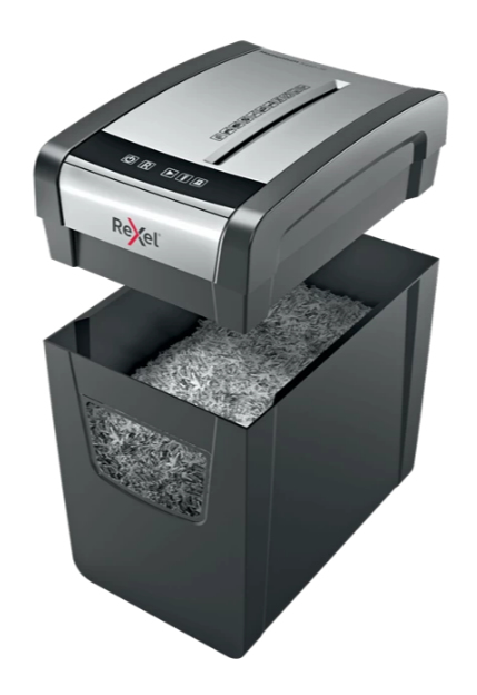 Rexel X410-SL paper shredder Cross shredding 22 cm Black, Silver