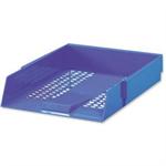 WHITEBOX NP CONTRACT LETTER TRAY PLASTIC BLUE