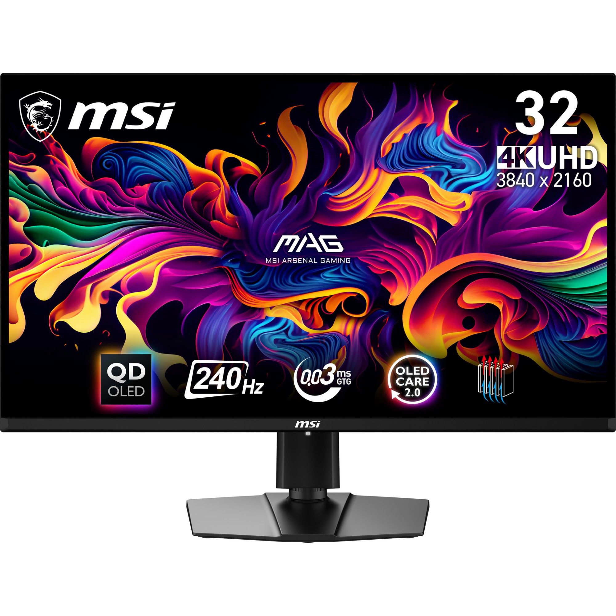 MSI MAG 321UPX QD-OLED computer monitor 80 cm (31.5") 3840 x 2160