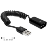 DeLOCK USB 2.0 0.6m USB cable USB A Black
