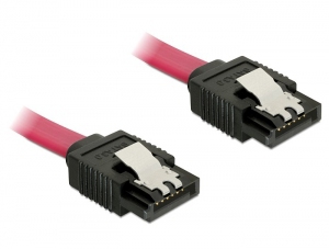 Image of DeLOCK 82676 SATA cable 0.3 m Red
