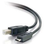 C2G 12ft, USB 2.0 Type C, USB B USB cable 144" (3.66 m) USB C Black