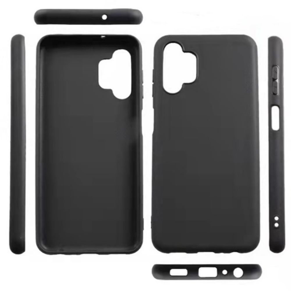 JLC Samsung A13 4G Matte Silicone Case - Black