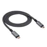 Akyga AK-USB-45 USB cable 1 m USB4 Gen 3x2 USB C Black