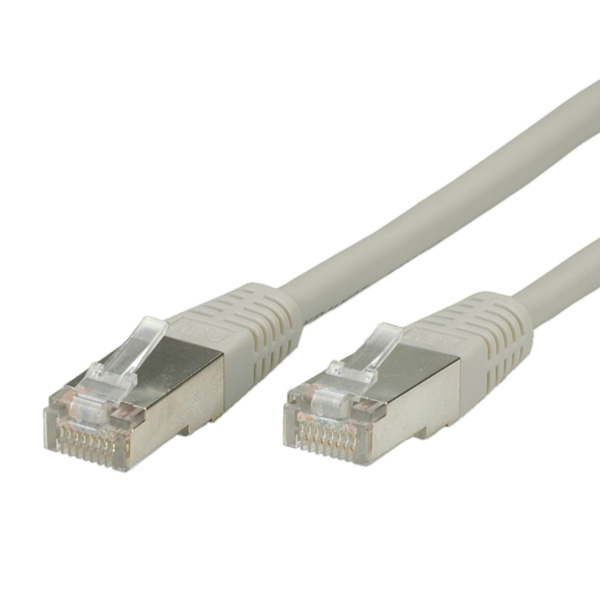 Image of Value S/FTP (PiMF) Patch Cord, Cat.6, grey 1.5 m