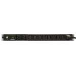 Tripp Lite PDUMH20HV power distribution unit (PDU) 10 AC outlet(s) 1U Black