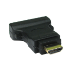 Cables Direct CDL-DV005 cable gender changer DVI-D 19-p HDMI M Black