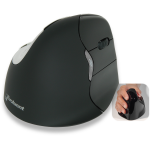 Evoluent An Evoluent product. RIGHT HANDED Evoluent VerticalMouse 4 Bluetooth in Black- suitable for MAC OS only. Patented vertical mouse that supports your hand in a relaxed handshake position- and eliminates the arm twisting required by ordinary mice. T