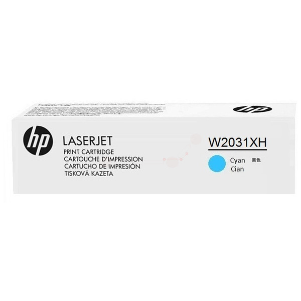 Hp Cyan W2031xh/415X Toner Cartridge Contract. 6K Pages Iso/Iec 19798