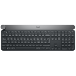 Logitech Craft Advanced keyboard with creative input dial keyboard Wireless RF + Bluetooth QWERTY Nordic Black, Gray