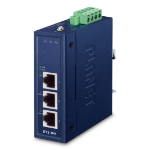 PLANET IECJ-300 netwerk media converter Blauw