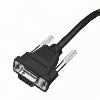 Honeywell 42204253-04E serial cable Black 2.3 m TX 2-pin D-Sub 9-pin / Mini DIN 4-pin
