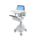 Ergotron StyleView Aluminium, Grey, White Laptop Multimedia cart