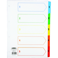 Image of Concord INDEX A4 1 TO 5 MULTI