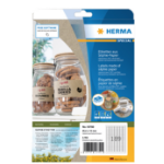 HERMA 10750 self-adhesive label Rectangle Permanent Brown 3780 pc(s)