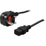 PowerWalker 91010030 power cable Black 1.8 m BS 1363 C19 coupler