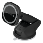 dbramante1928 Car Holder - arm w/ 360 magnet - suction cup - BLK