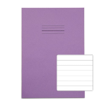 Rhino 13 x 9 Oversized Exercise Book 40 Page, Purple, F12 (Pack of 100)