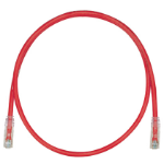 Panduit Cat6 UTP 10ft networking cable Red 120.1" (3.05 m) U/UTP (UTP)