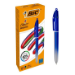 BIC Colors Smooth Black, Blue, Green, Red Twist retractable ballpoint pen Medium 12 pc(s)