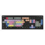 Logickeyboard LKB-EDIUS-A2PC-FR keyboard Universal USB AZERTY French Black
