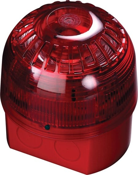 55000-017APO alarm ringer 99 dB Red
