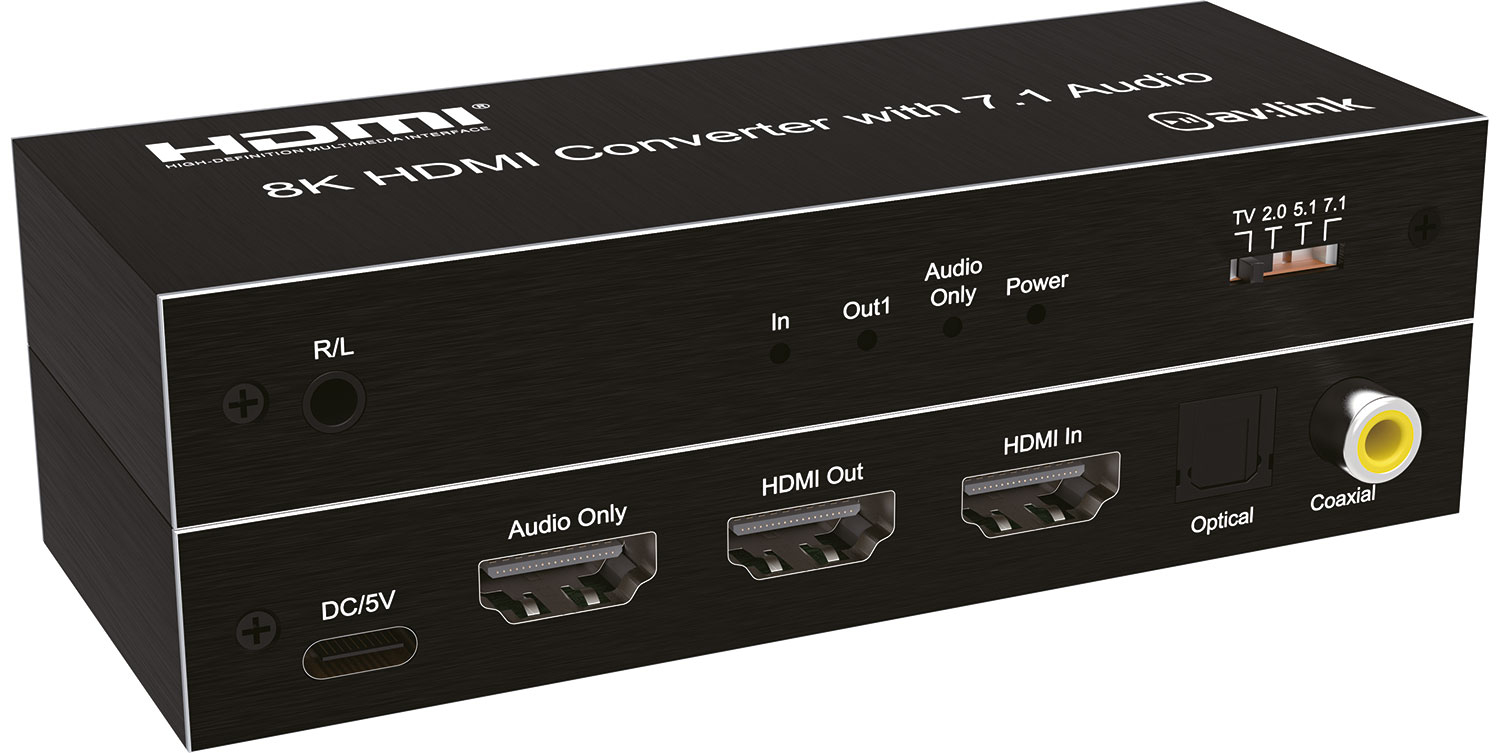 AV Link 128.518UK audio converter Black