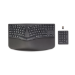 HP 960 Ergonomic Wireless keyboard Home RF Wireless + Bluetooth AZERTY Belgian Black