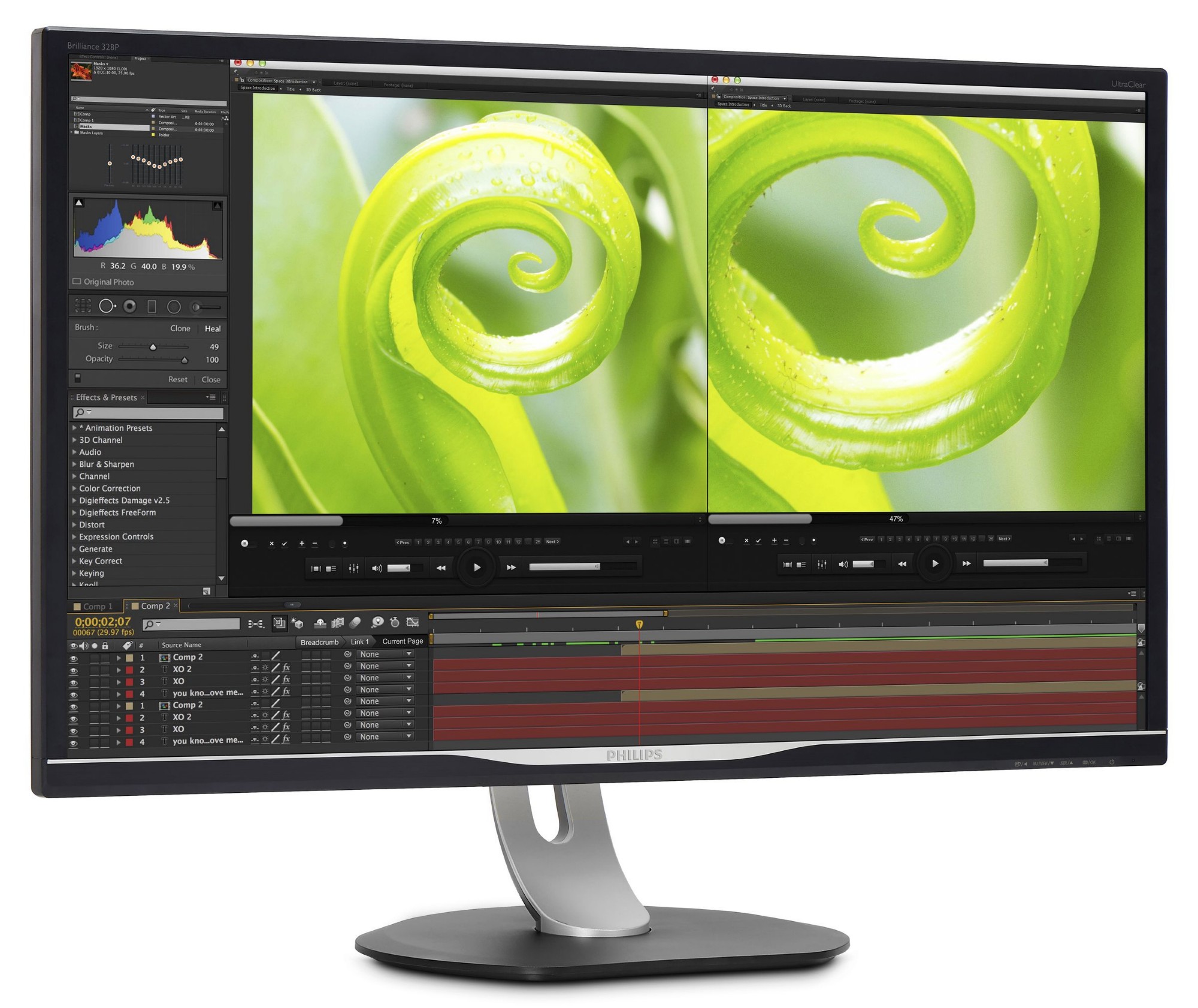 Philips Brilliance 4K LCD monitor with Ultra Wide Color