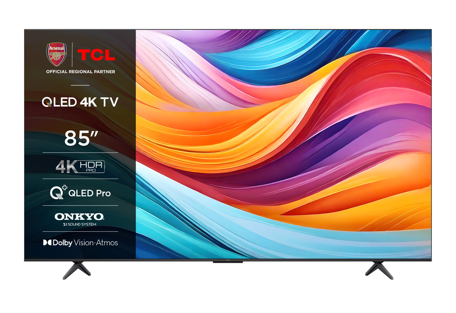 TCL 85C655K TV 2.16 m (85") 4K Ultra HD Smart TV Wi-Fi Black