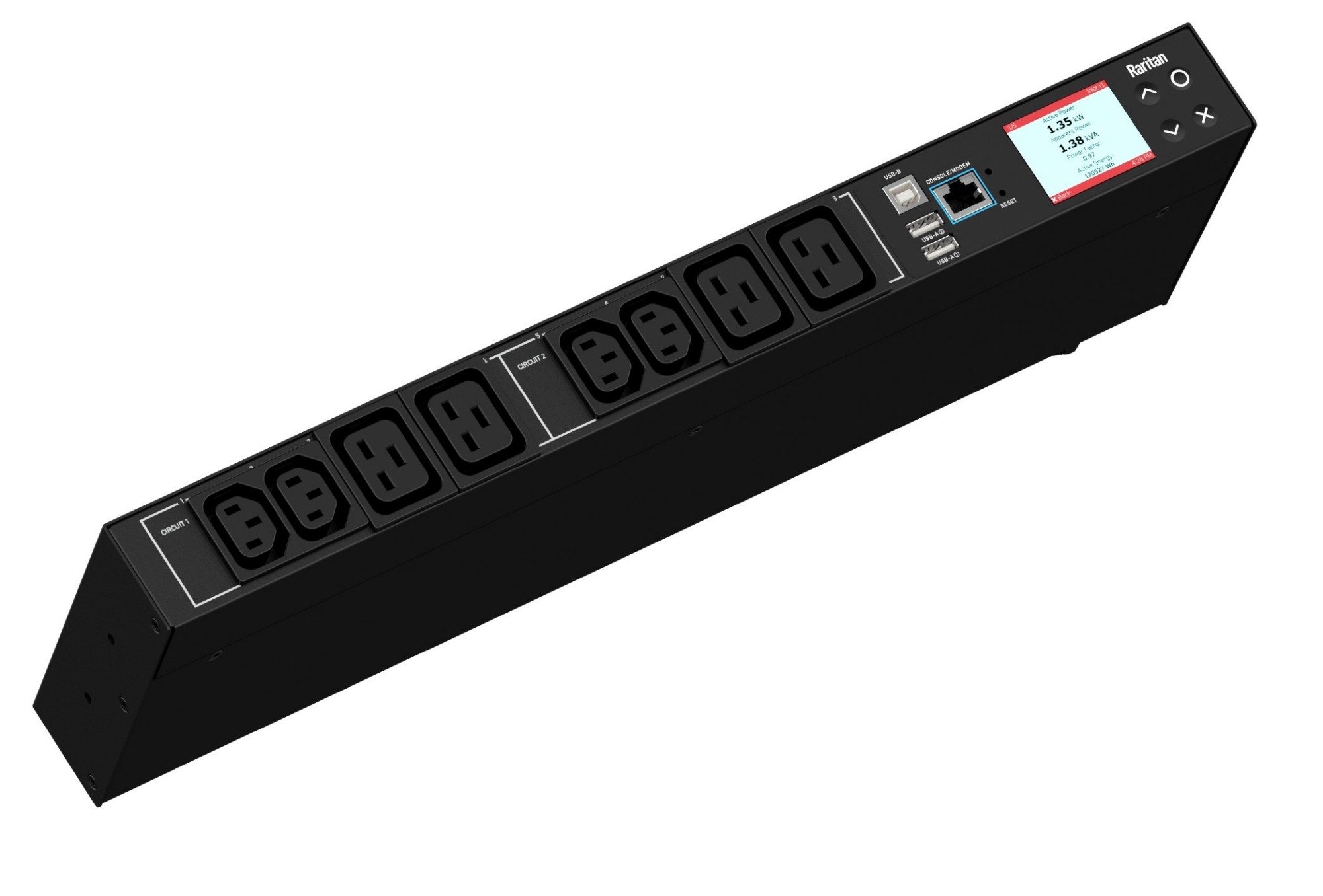 Raritan PX3-1729R power distribution unit (PDU) 8 AC outlet(s) 1U Blac