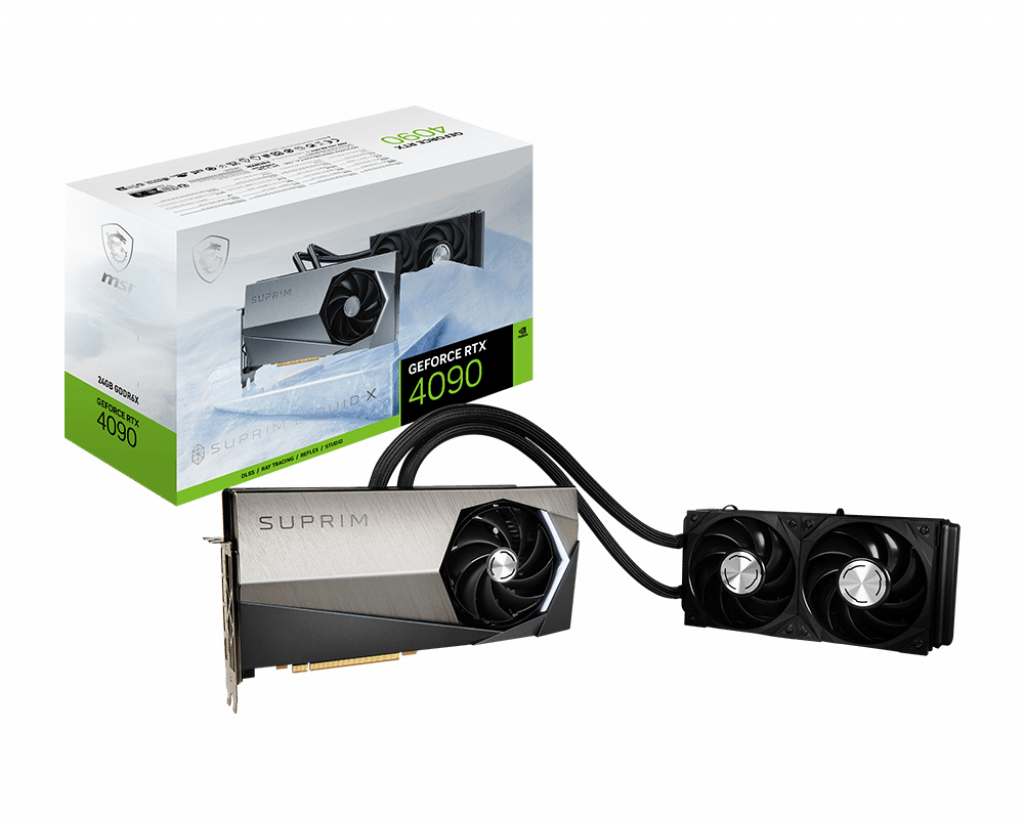 Image of MSI GeForce Rtx 4090 Suprim Liquid X 24G - Graphics card - PCI-Express