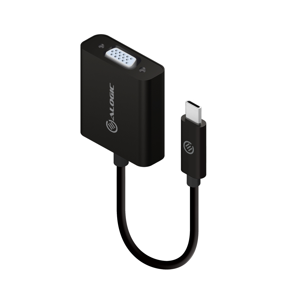 Image of ALOGIC 15cm USB-C to VGA Adapter-Black