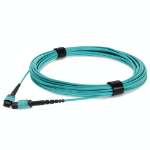 AddOn Networks ADD-MPOMPO-1-5M5OM4P-TAA InfiniBand/fibre optic cable 59.1" (1.5 m) MPO LOMM Aqua color