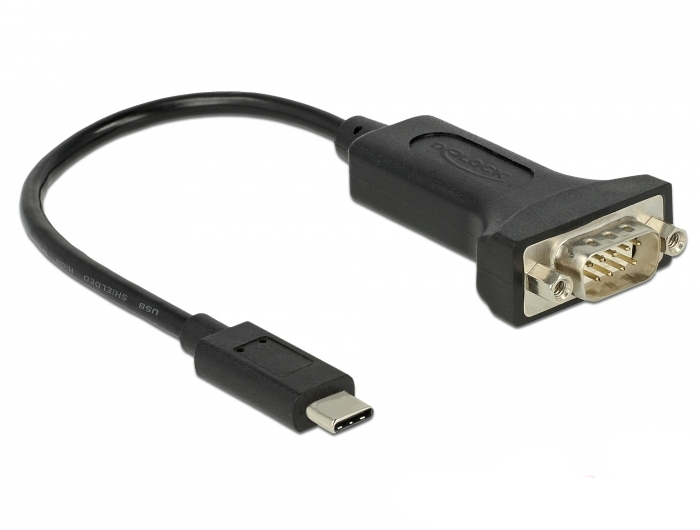63908 DELOCK Adapter USB Type-C > 1 x Seriell DB9 RS-232