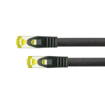 Python 8070PY-250S netwerkkabel Zwart 25 m Cat7 S/FTP (S-STP)