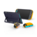 Spigen Nano Pop Hoes Nintendo Polycarbonaat (PC), Thermoplastic polyurethaan (TPU) Marineblauw , Geel