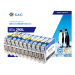 G&G 15757 inktcartridge 10 stuk(s) Compatibel Cyaan, Magenta, Zwart, Geel