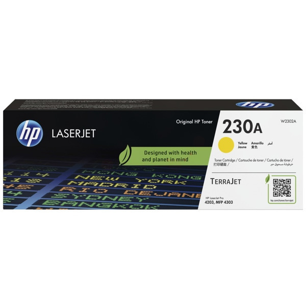 HP W2302A/230A Toner cartridge yellow. 1.8K pages ISO/IEC 19798 for HP