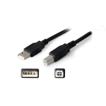 AddOn Networks 6ft USB A - USB B USB cable USB 2.0 1.8 m Black