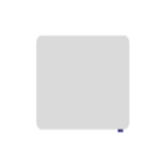 Legamaster ESSENCE whiteboard 120x120cm