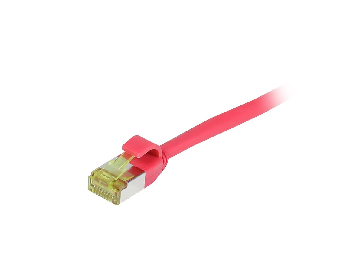 EU Product - Patchkabel RJ45 CAT6A 500Mhz rot S/FTP slimline rund d - Cable - Network thumbnail