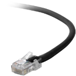 Belkin Cat5e, 1ft, 1 x RJ-45, 1 x RJ-45, Black networking cable 11.8" (0.3 m)