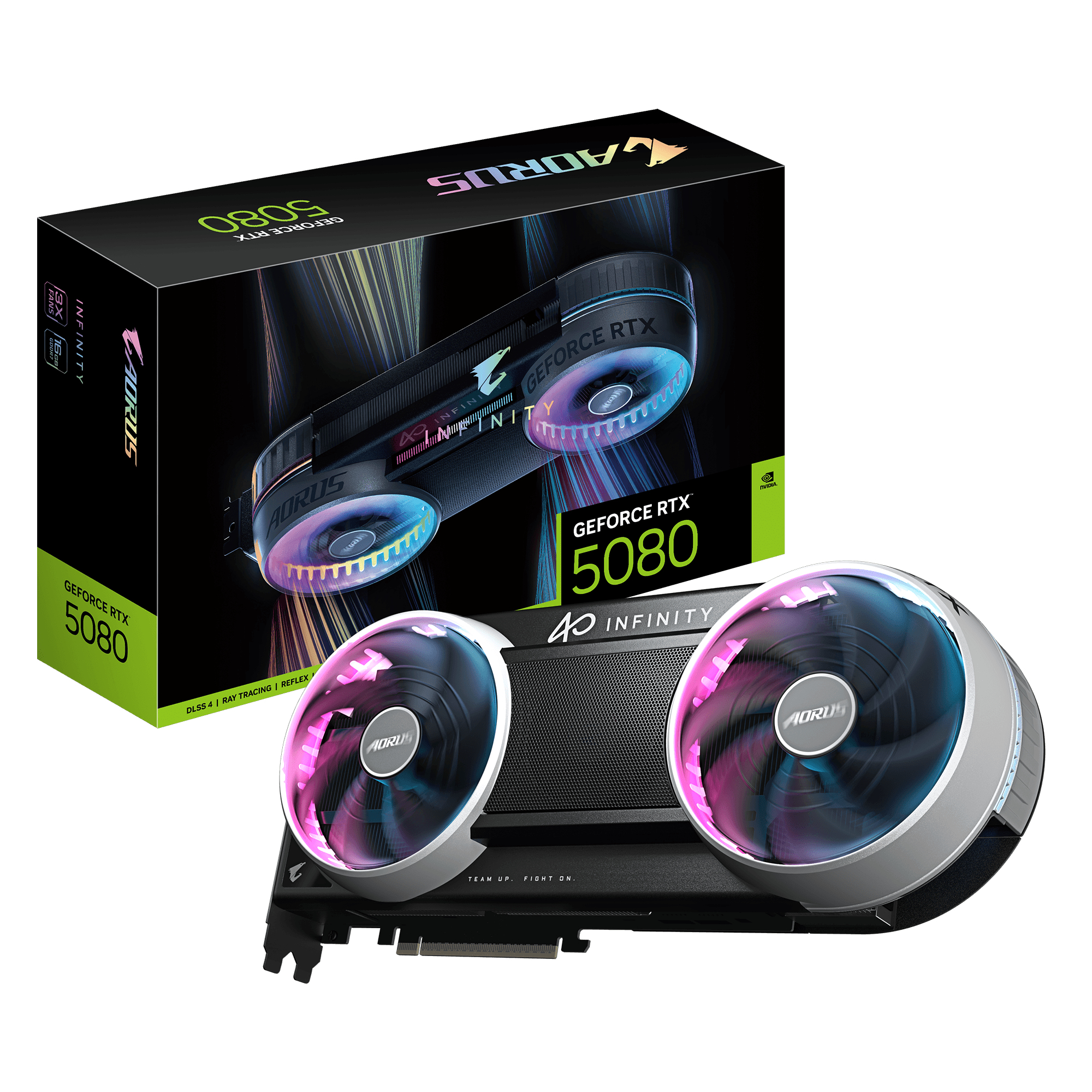 GIGABYTE AORUS GeForce RTX 5080 INFINITY 16G Graphics Card