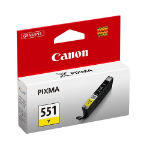 Canon 6511B001 (CLI-551 Y) Ink cartridge yellow, 344 pages, 7ml