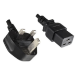 Microconnect PE090618 power cable Black 1.8 m Power plug type G C19 coupler