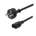 LogiLink Power Cord, CEE 7/7 - C13, black, Dell, 1.8 m